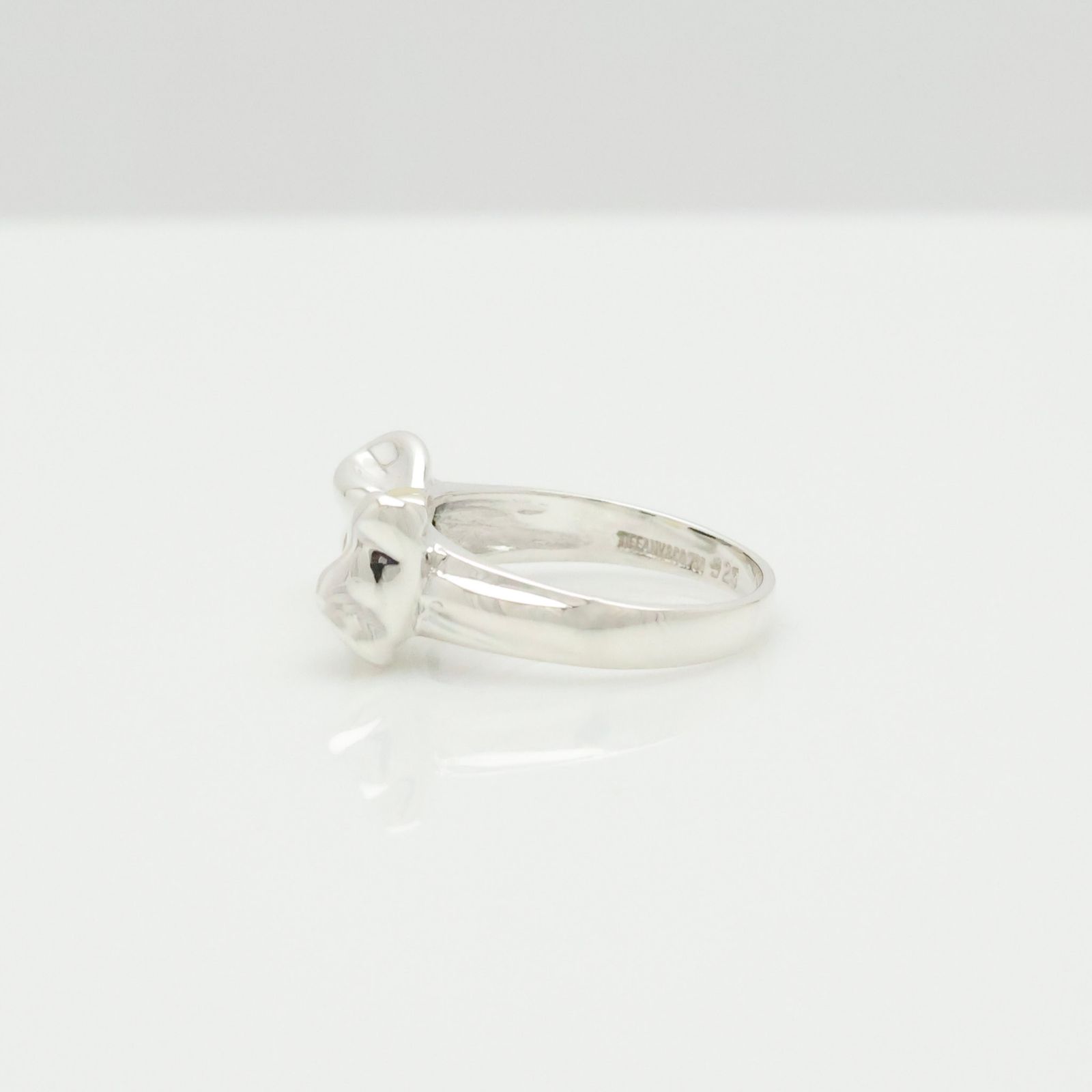 美品】ティファニー TIFFANY＆Co. リボン コンビ リング 10号 AG925