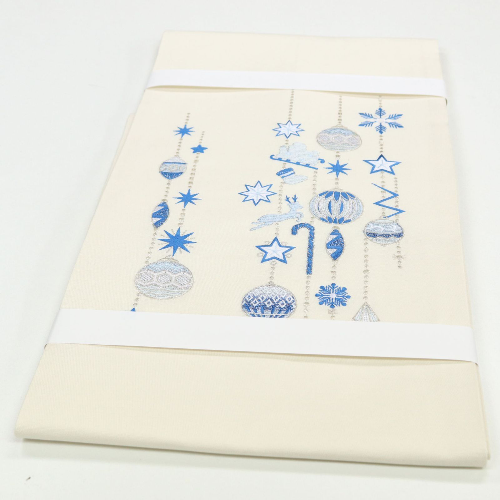 ona4622 お仕立て上がり 西陣織 九寸 名古屋帯 クリスマス