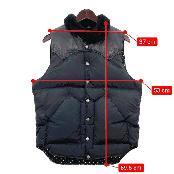 WACKO MARIA ワコマリア ロッキーマウンテン ダウンベストブルゾン