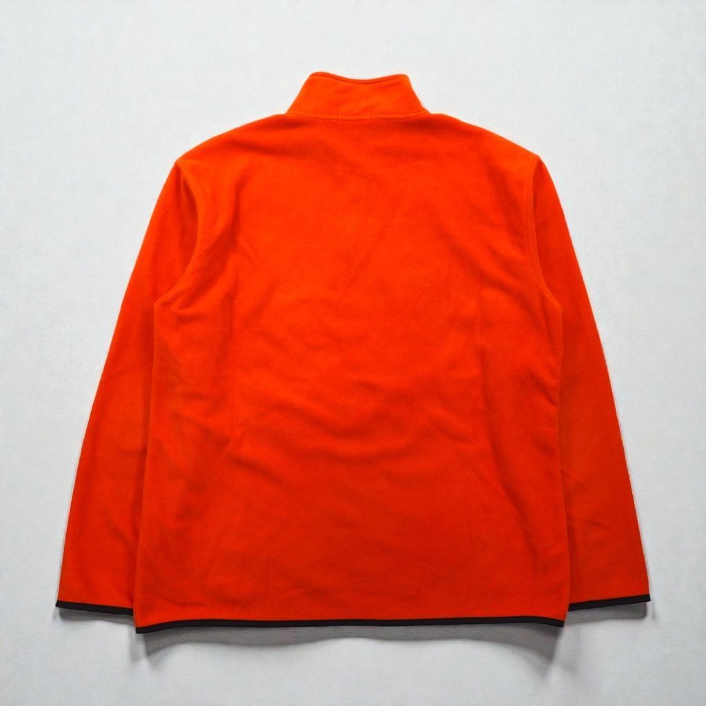 NAUTICA ハーフジップ フリースジャケット XL オレンジ ポリエステル