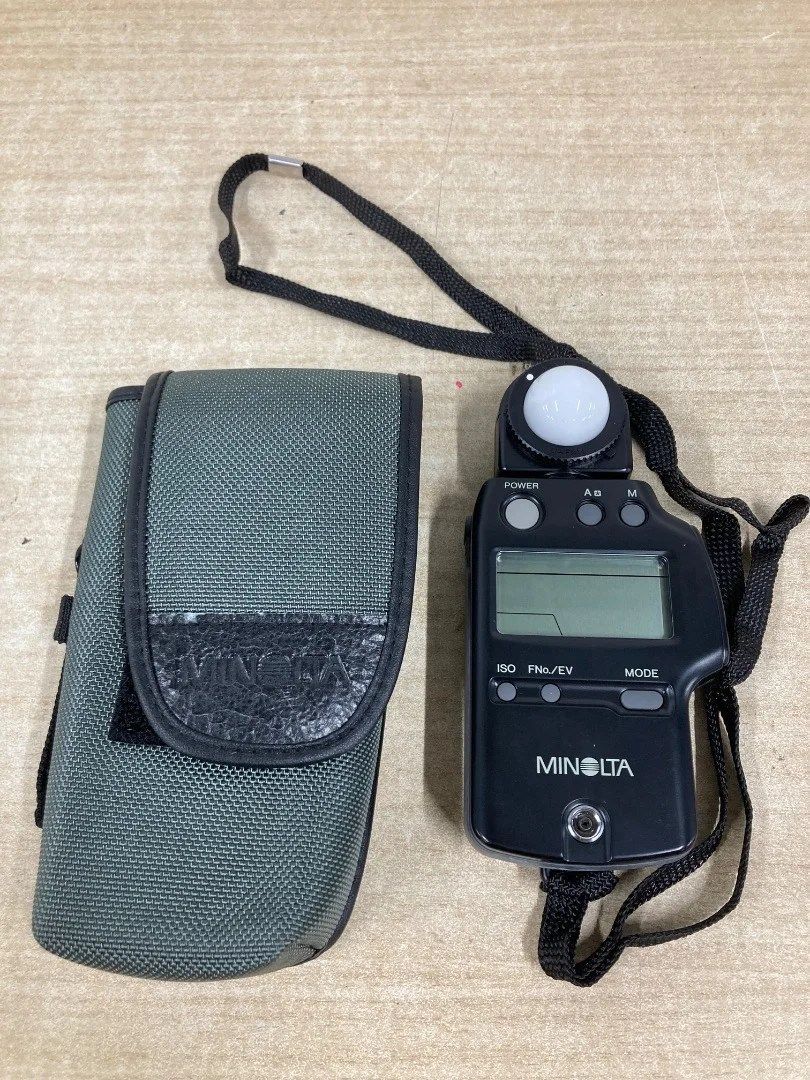 MINOLTA 露出計 ケース付き MINOLTA フラッシュメーター IV F 露出計 ケース付き プロ仕様 精密