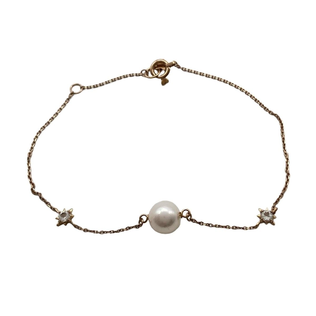 STAR JEWELRY(スタージュエリー) ブレスレット美品 - K10×ダイヤモンド