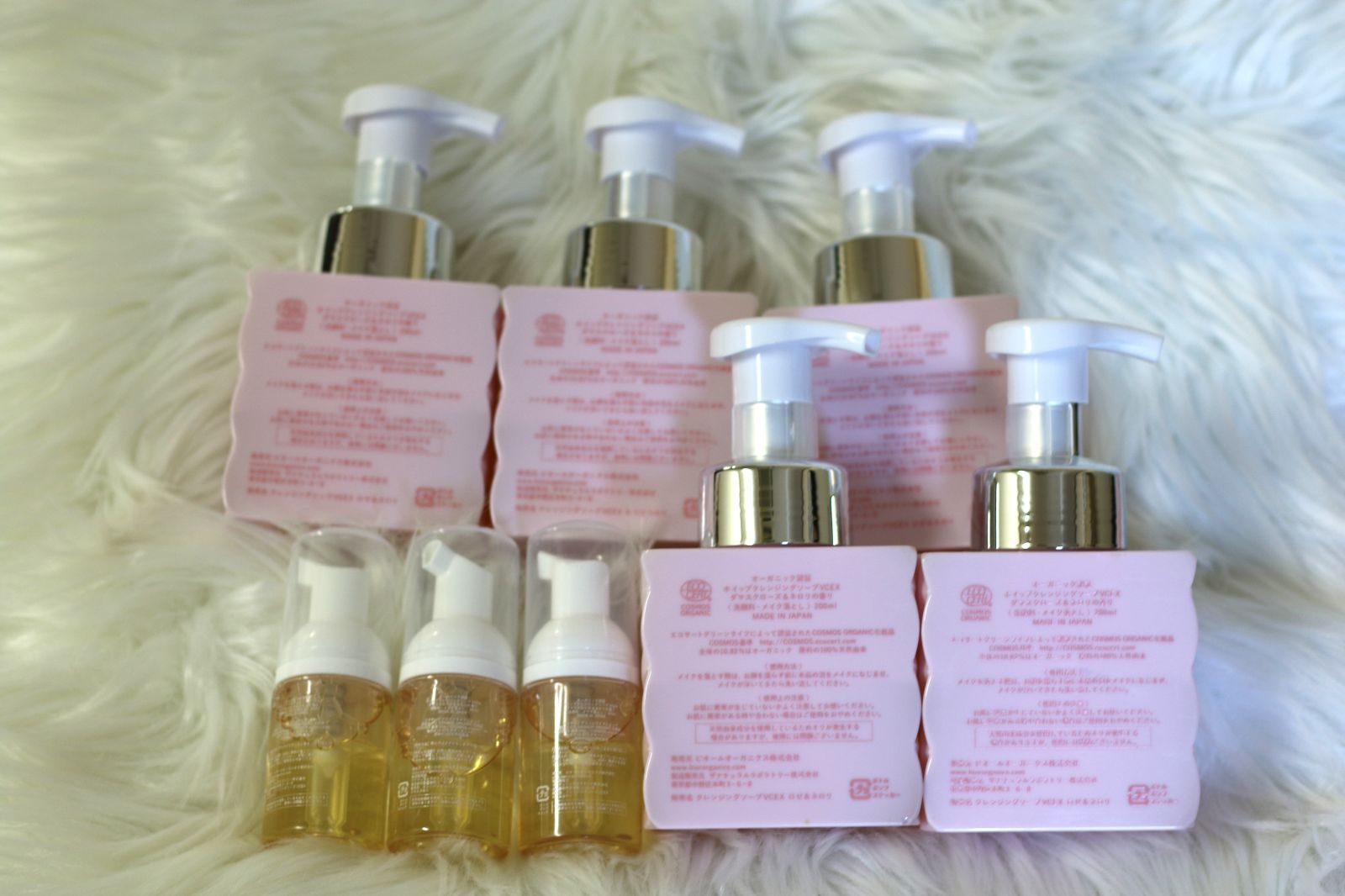 ビオール オーガニック認証 ホイップクレンジングソープVCEX 内容量200 ml中約9割程残っています×5本 内容量30 ml中約9割程残っています×3本 セット