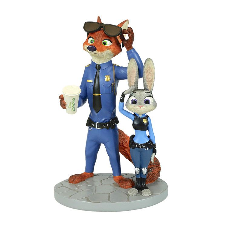 フィギュア ズートピア ジュディ＆ ニック ZPDユニフォーム 21cm