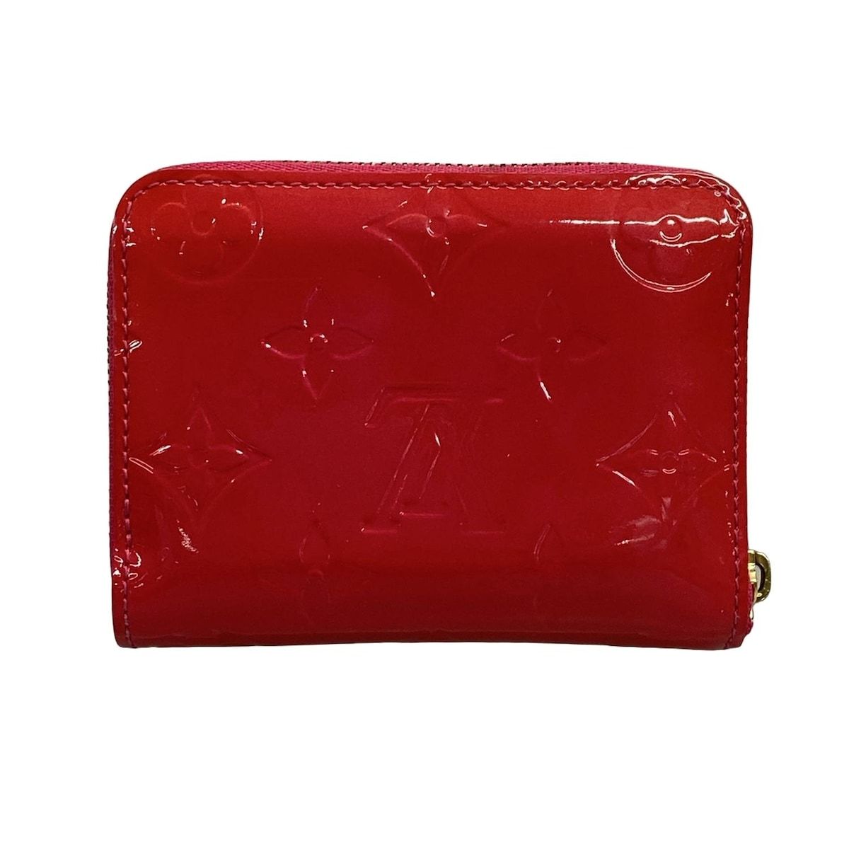 LOUIS VUITTON ルイヴィトン コインケース モノグラムヴェルニ ジッピーコインパース M 93608 ポムダムール レザー