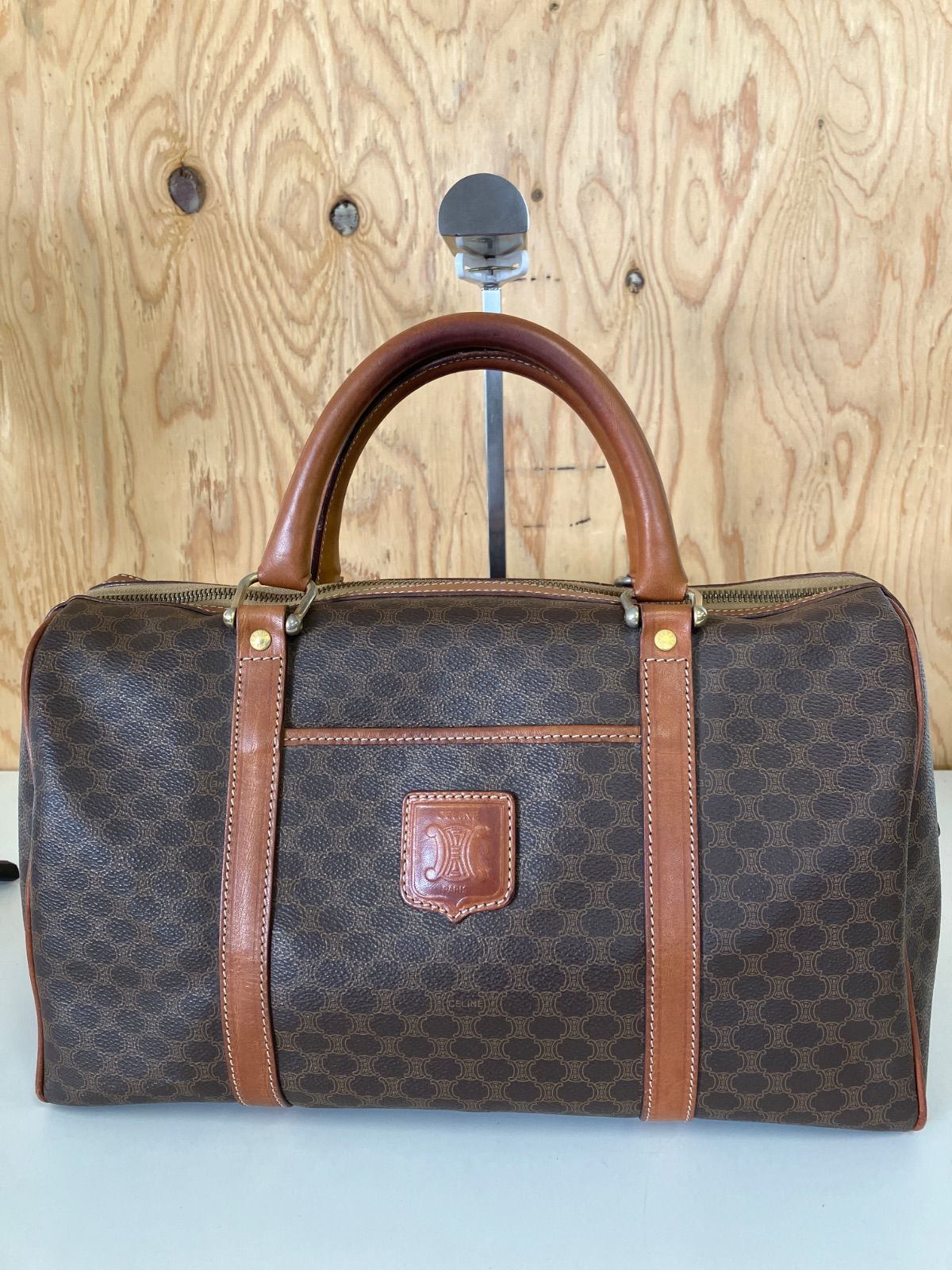 CELINE セリーヌ ミニボストンバッグ マカダム 4765