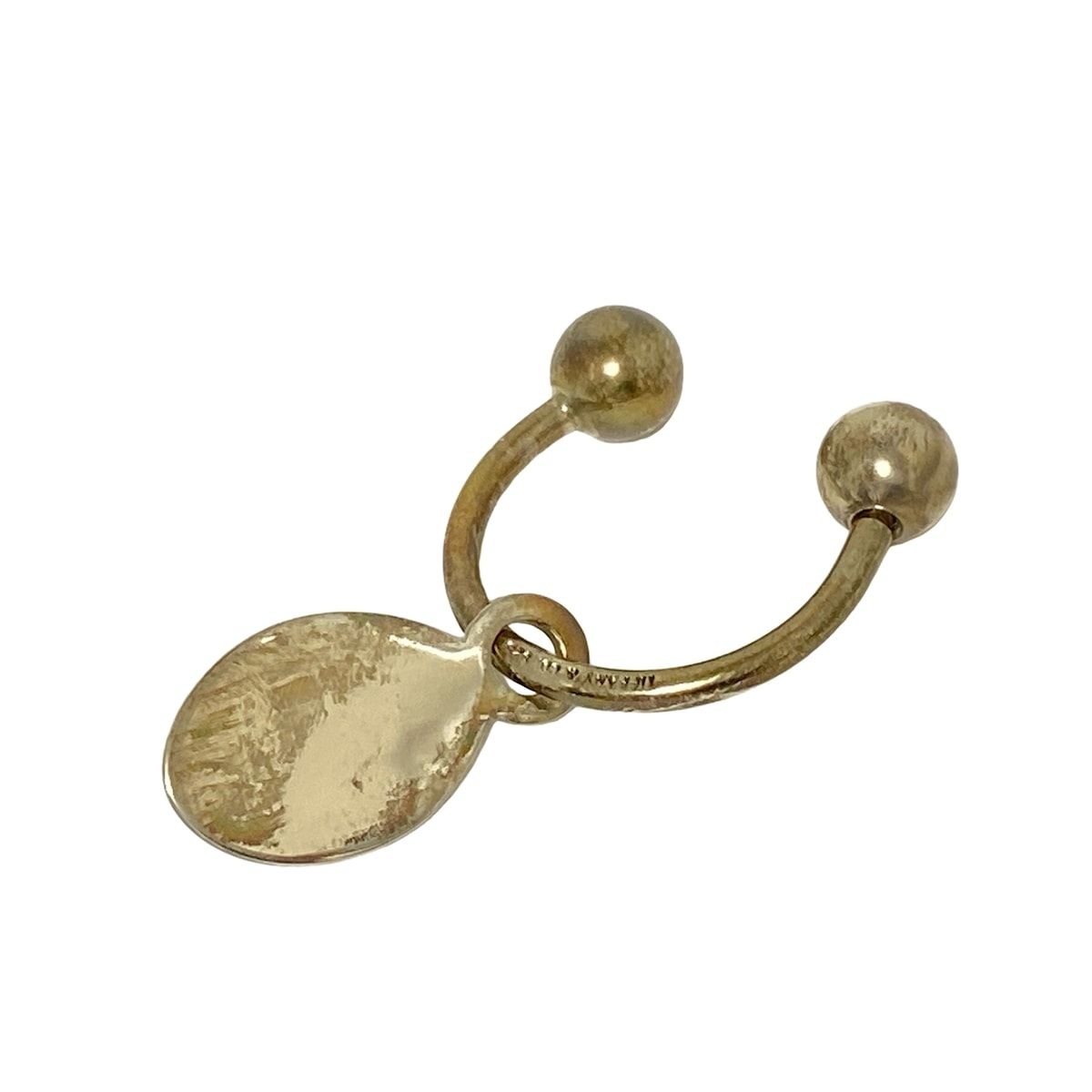 TIFFANY-Co. ティファニー キーホルダー チャーム リターントゥオーバル シルバー キーリング