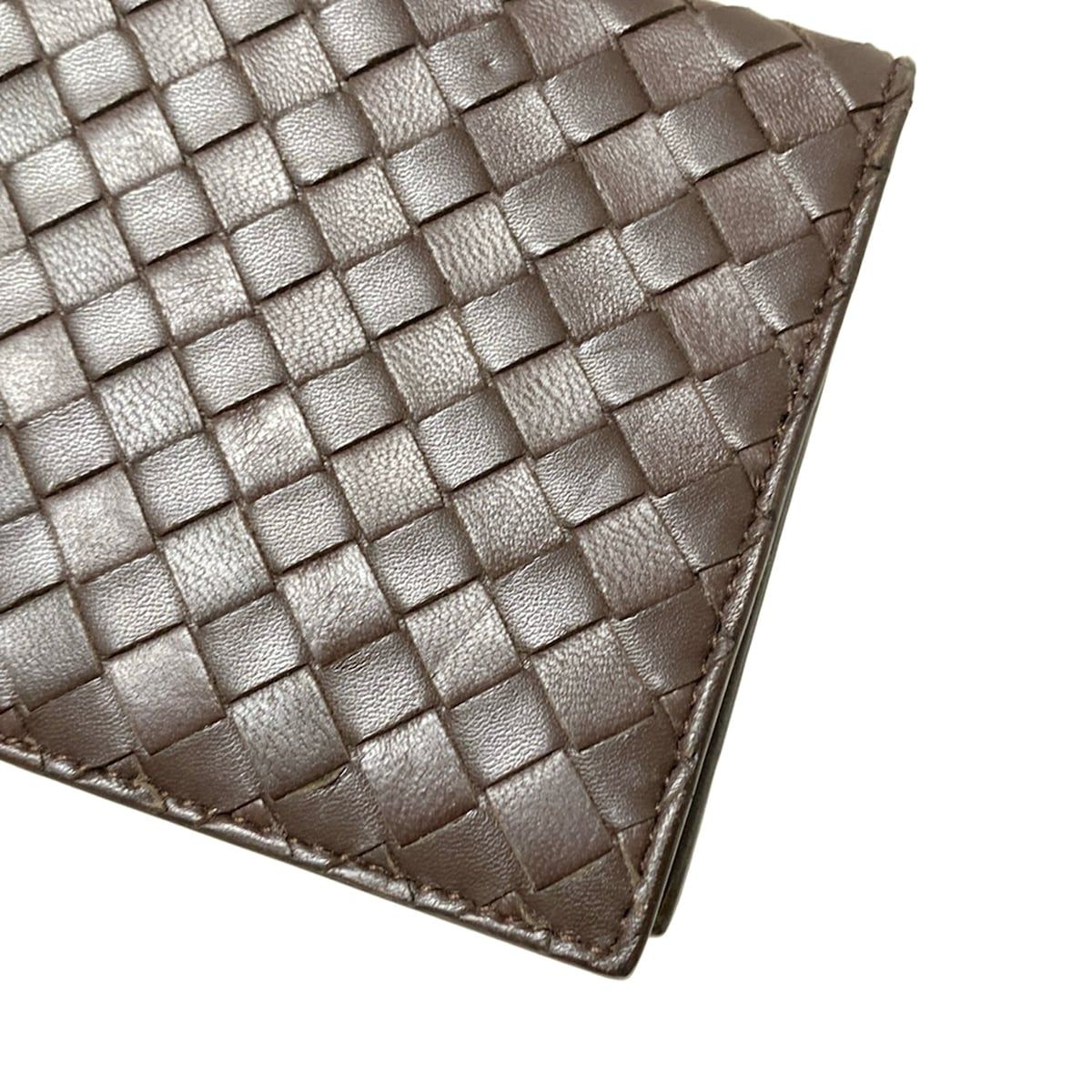  BOTTEGA VENETA ボッテガヴェネタ 手帳 イントレチャート 115637 ダークブラウン レザー 手帳 手帳 日記 家計簿