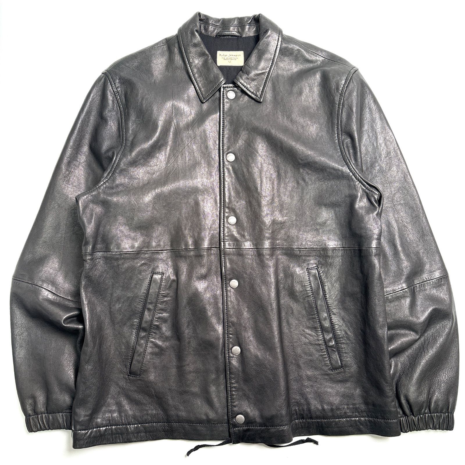 ヌーディージーンズ nudie jeans シングルライダースレザージャケット 