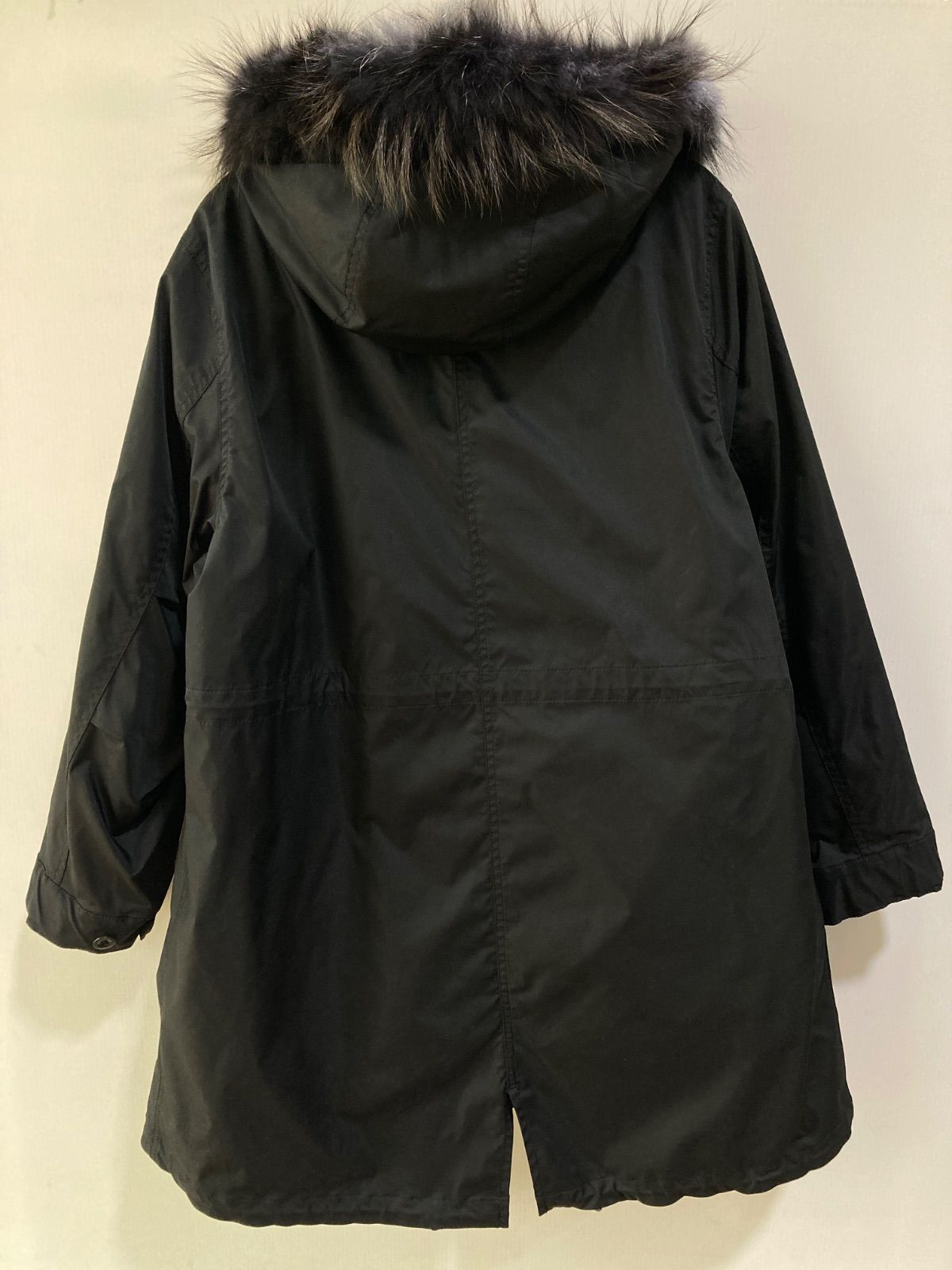 23区☆LIMONTAツイードダウンコート☆リモンタ ノーカラー ショート 38