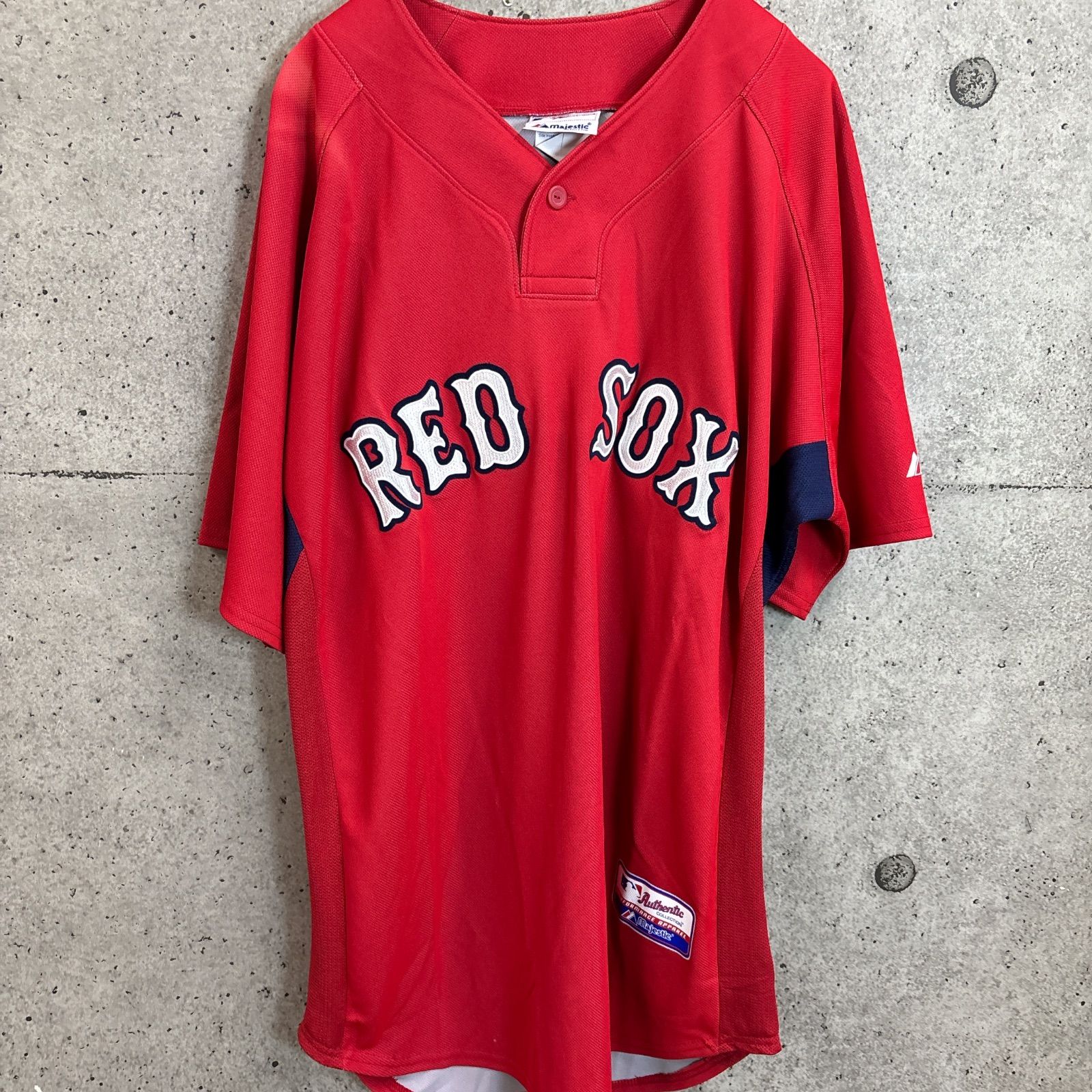 SALE 訳あり品【新品】Majestic MLB メジャーリーグ 野球 Boston Red