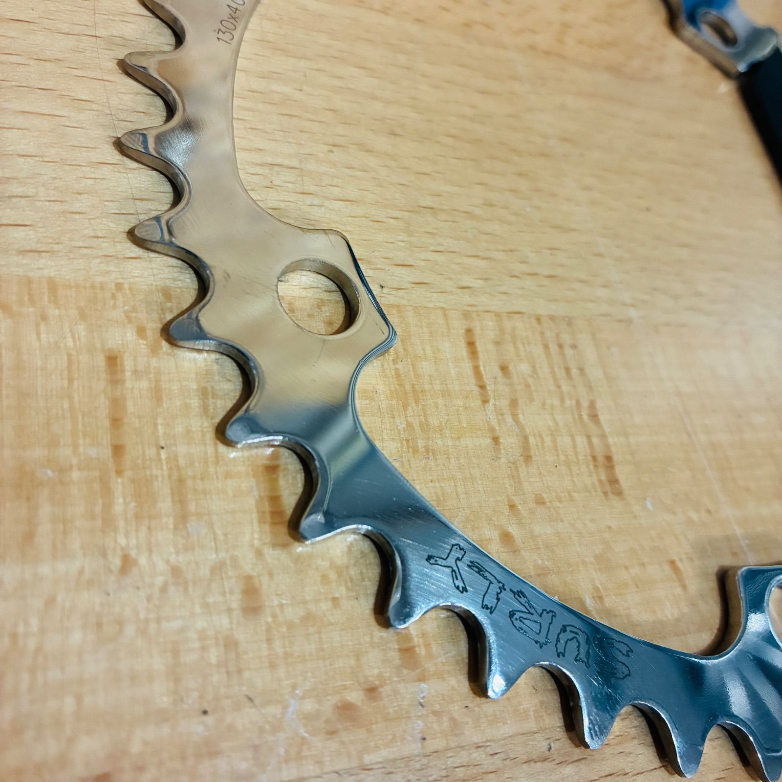 未使用】SURLY Stainless Steel Chainring 5-Arm チェーンリング 40T