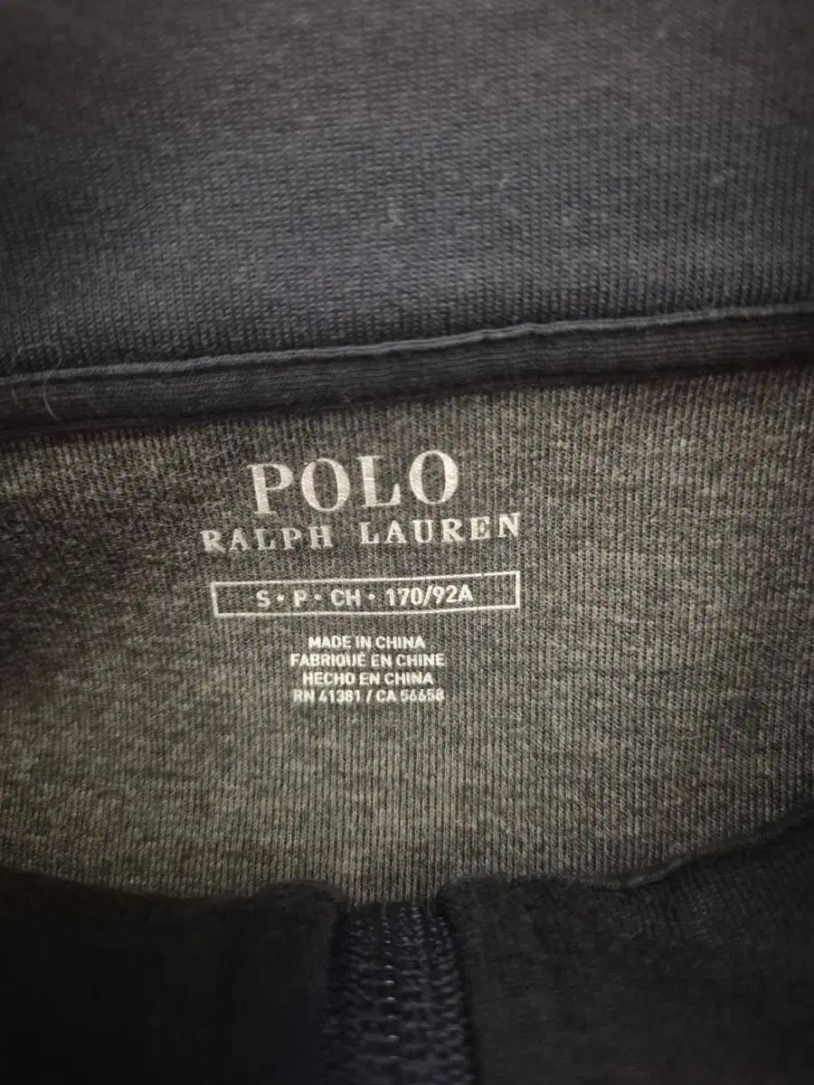 ポロラルフローレン ブラック ハーフジップ 長袖Tシャツ
