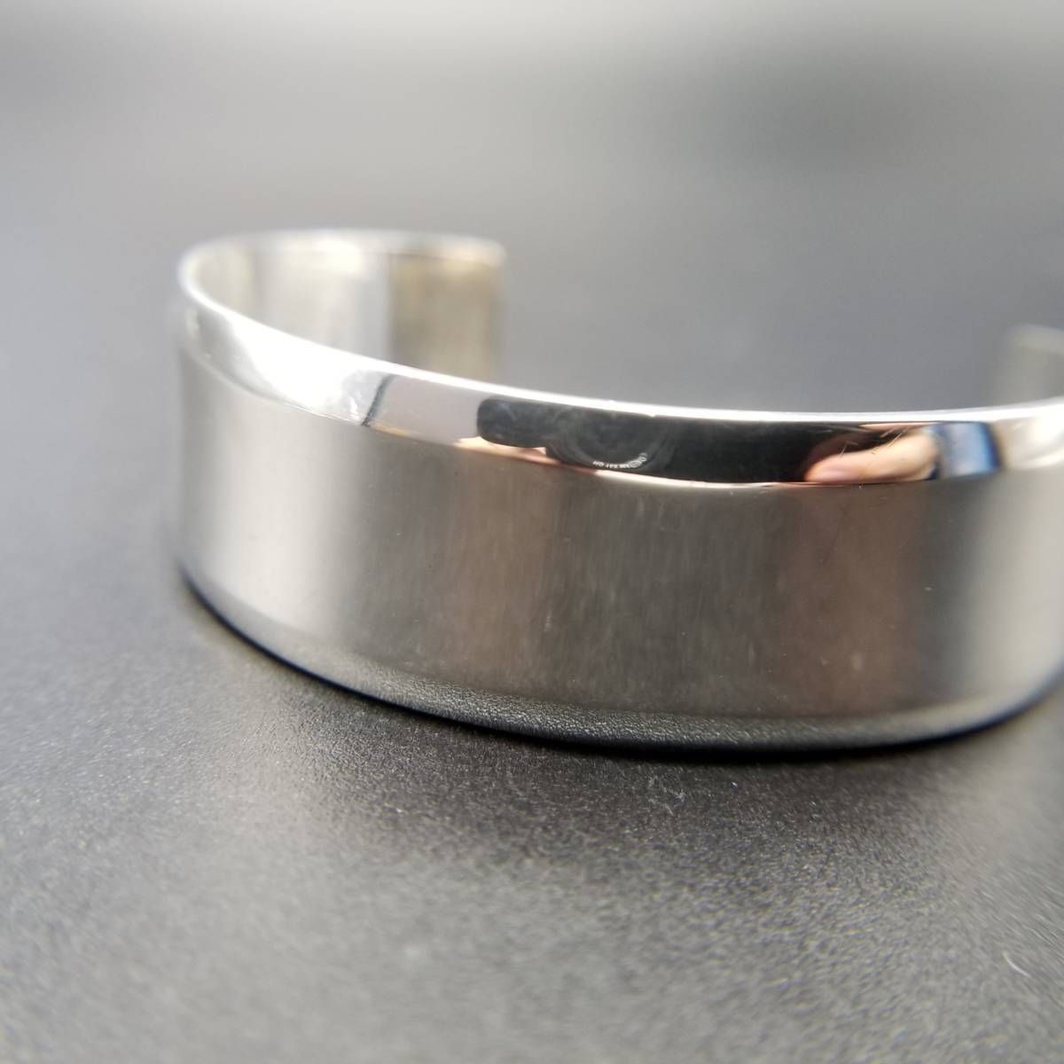 カフブレスレット メンズ バングル シルバー925 ヴィンテージ メキシコ レア メキシコ 925 シルバー シンプル 装飾なし ビンテージ カフ