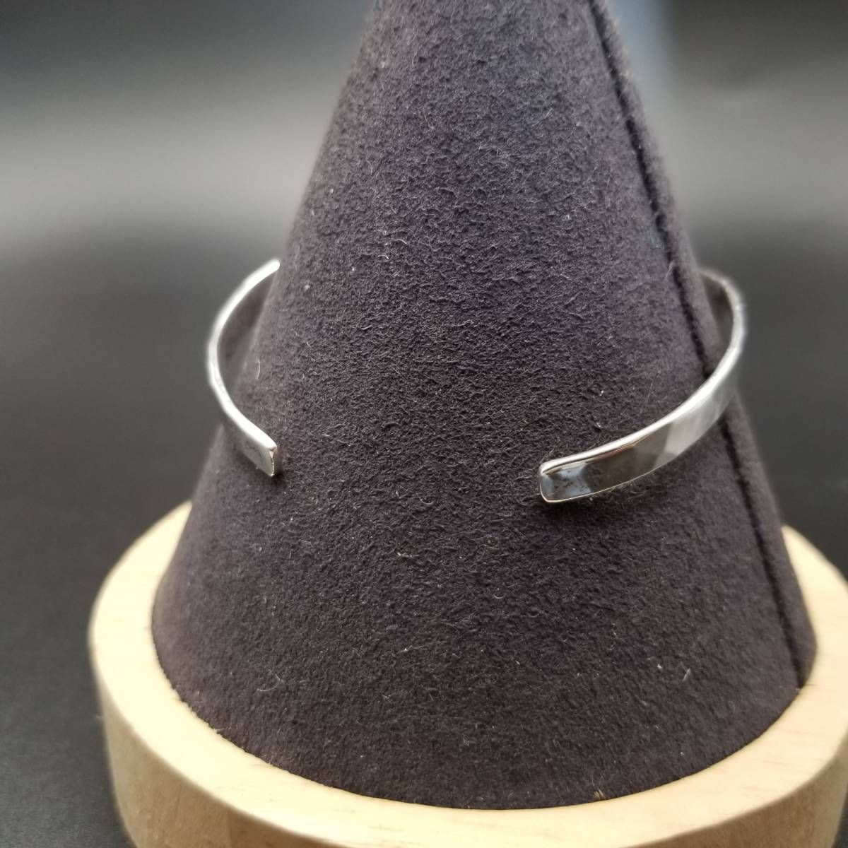 ウェーブ ハンマー打ち 槌目 925 シルバー ヴィンテージ カフ