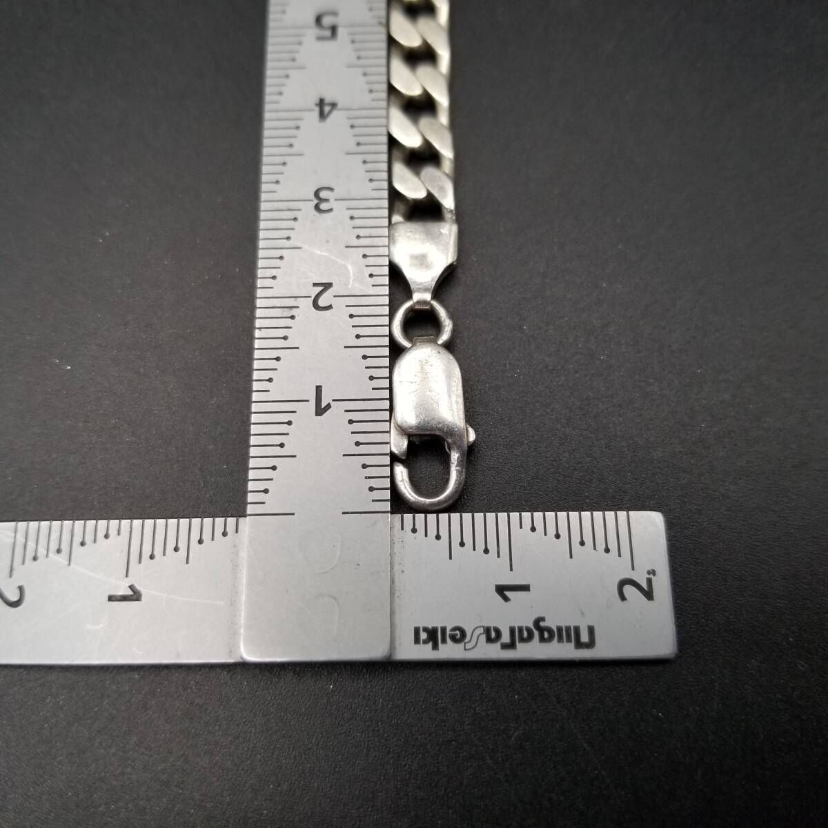 イタリア製 シンプル 喜平チェーン 925 シルバー ヴィンテージ