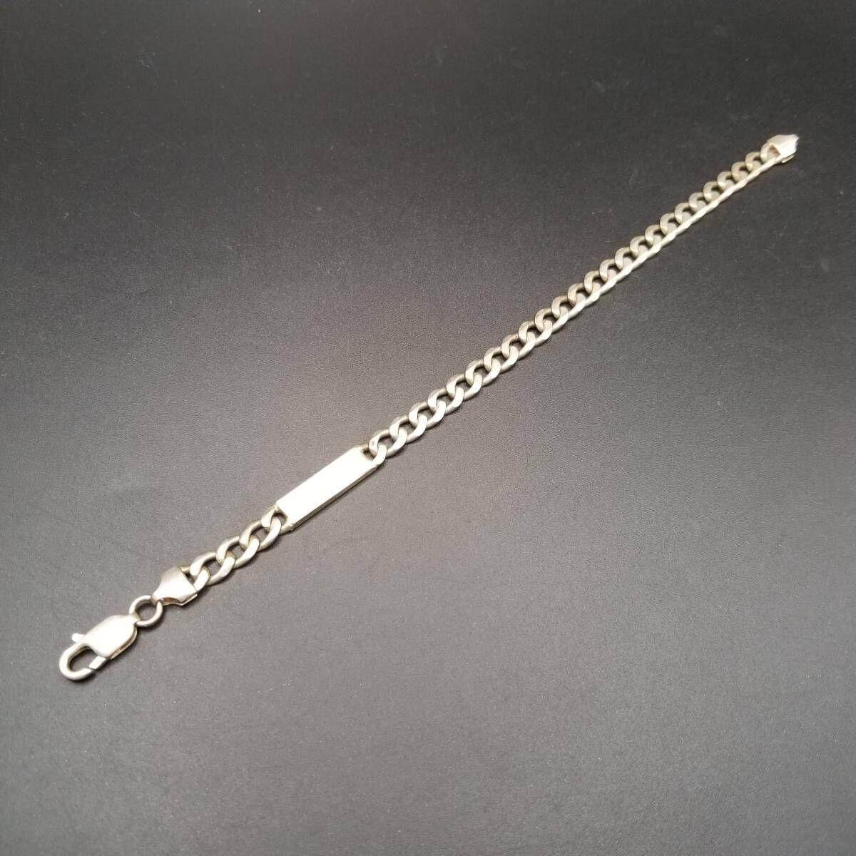 Stefani Argento イタリア ヴィンテージ 変形 IDタグ 925 シルバー 