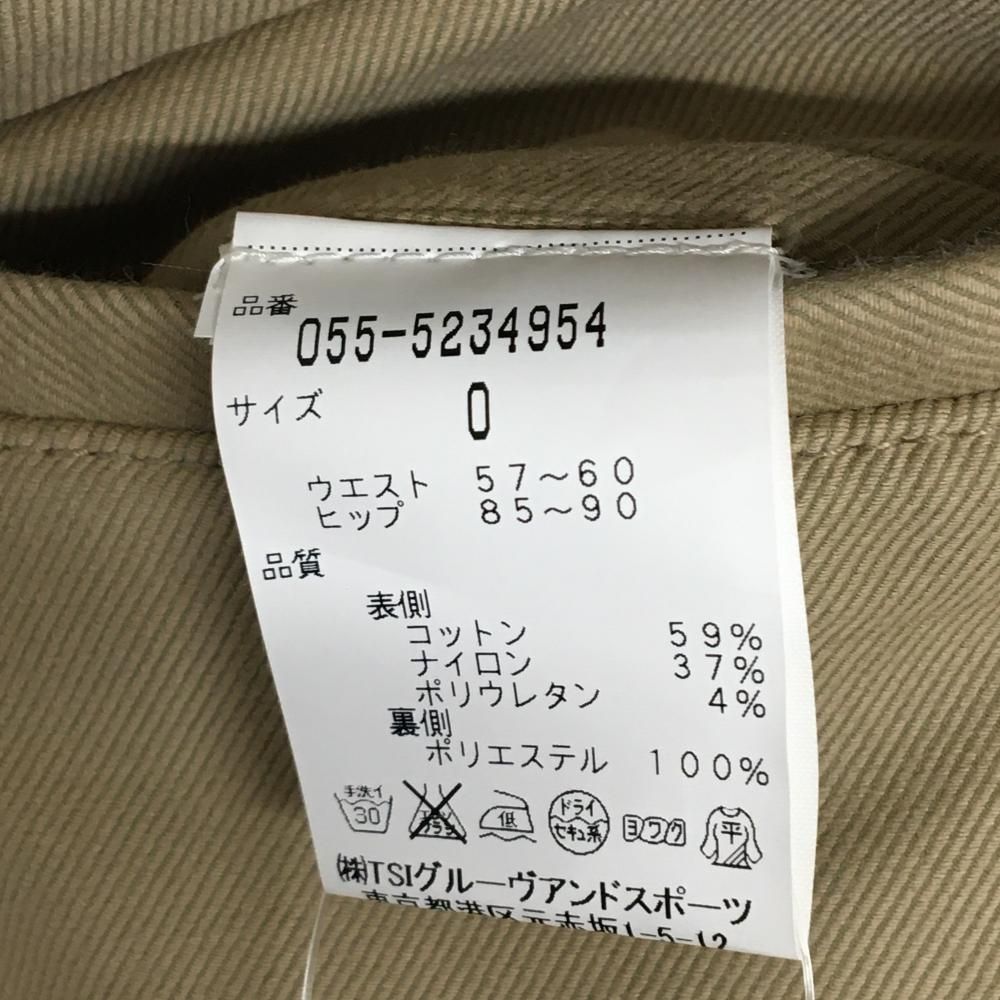 美品】パーリーゲイツ スカート ライトブラウン ニコちゃん 裏起毛