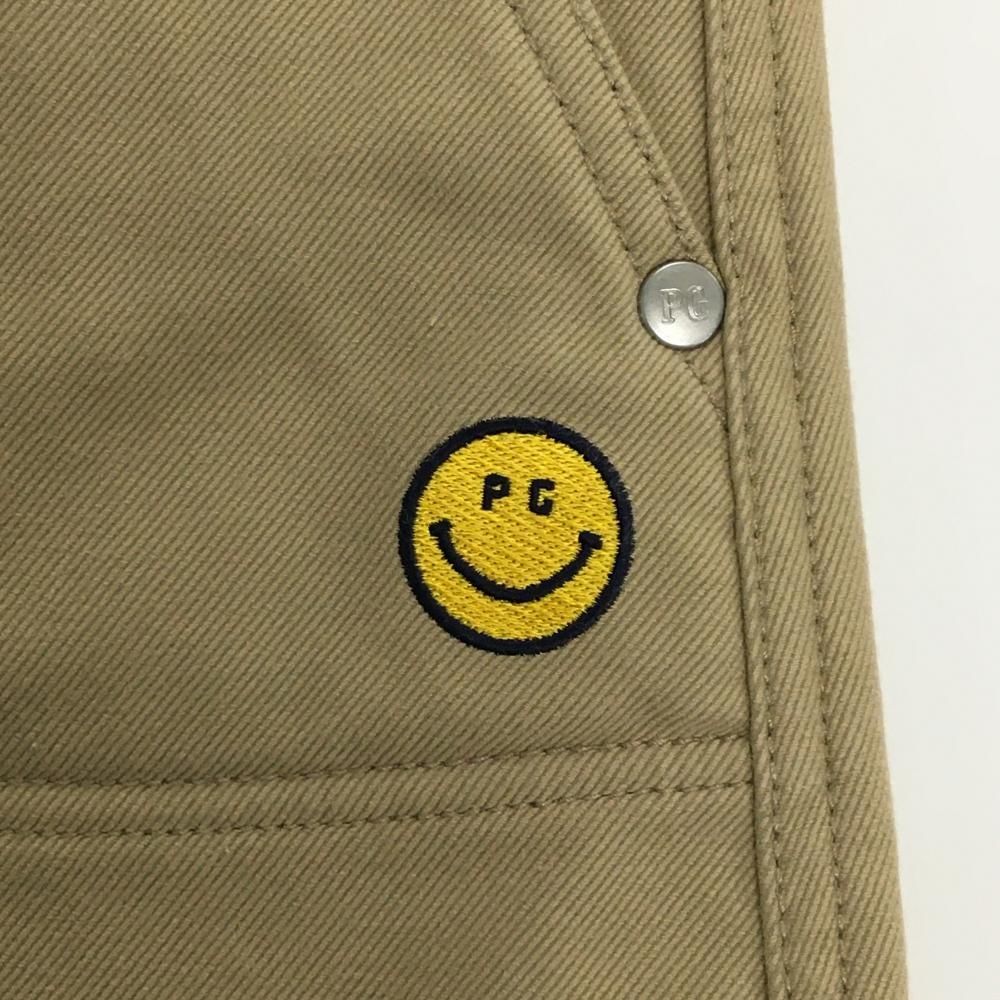 美品】パーリーゲイツ スカート ライトブラウン ニコちゃん 裏起毛