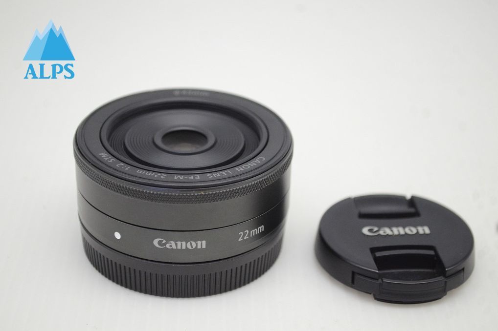 Canon キヤノン EF-M 22mm F2 STM EF-Mマウント ブラック 単焦点レンズ