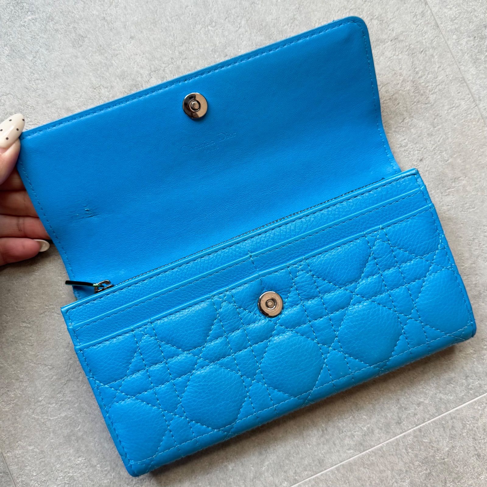 Dior ディオールCaro ロングウォレット Dior Caro Orchid ロングウォレット/質屋 さのや ブランド 通販サイト