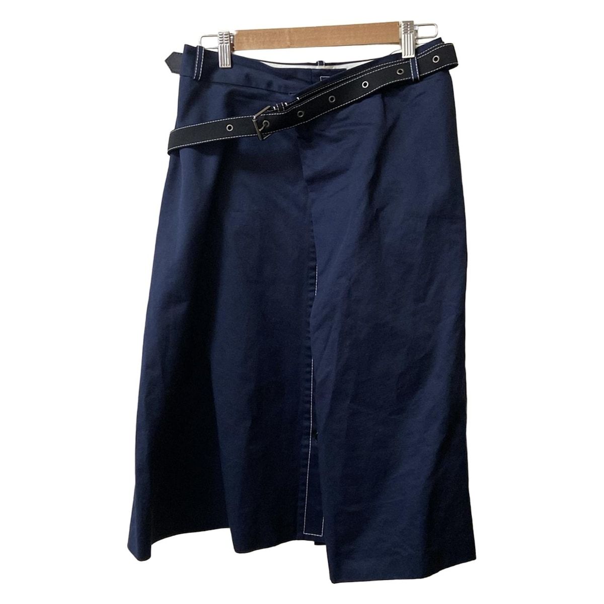 MARNI マルニ 巻きスカート サイズ40 M レディース ダークネイビー ロング