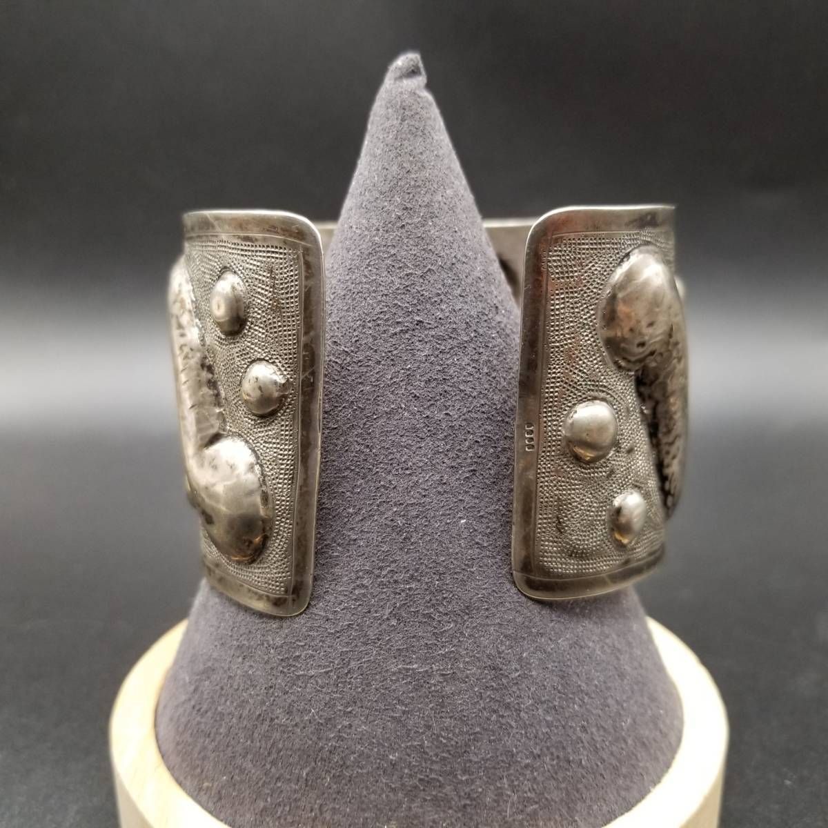 1940～50年代 メキシコ 900 シルバー ウェーブ メッシュ型押し