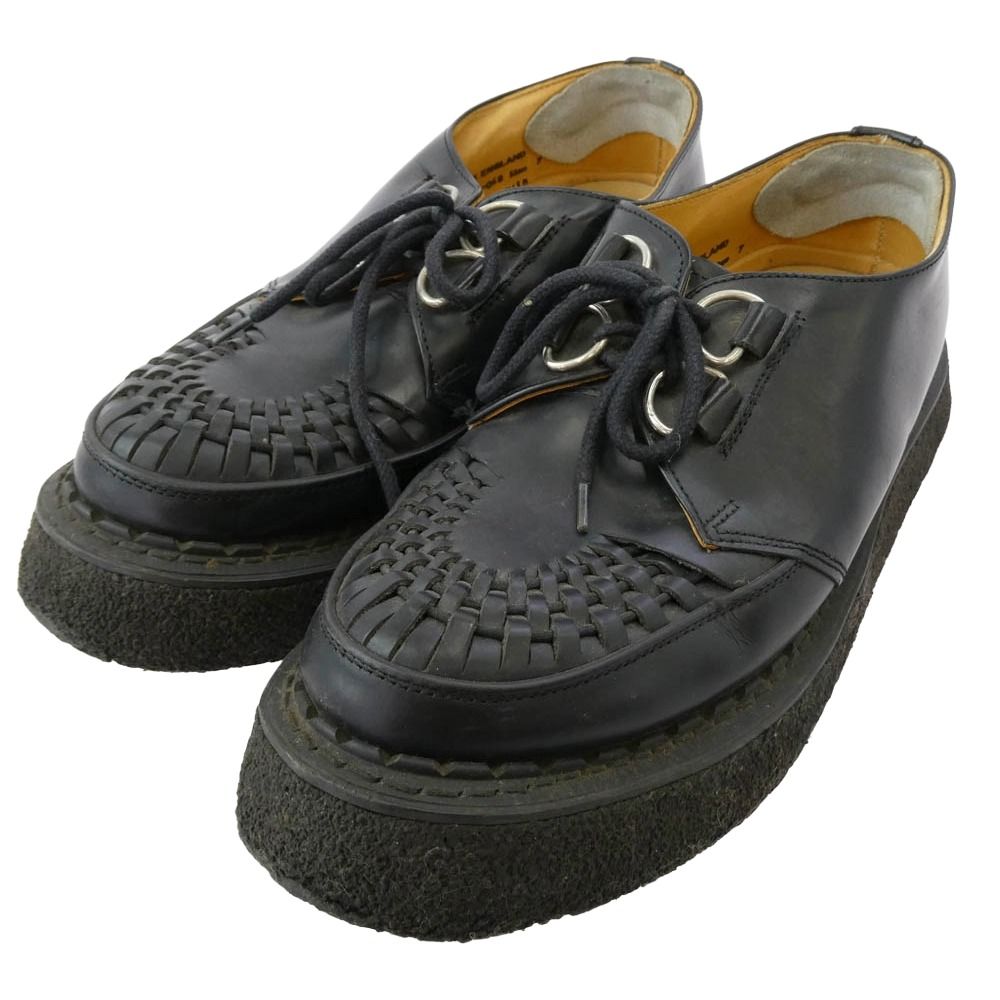 GEORGE COX ジョージコックス 3588 VIB GIBSON ギブソン ラバーソール レザー シューズ ブラック系 7