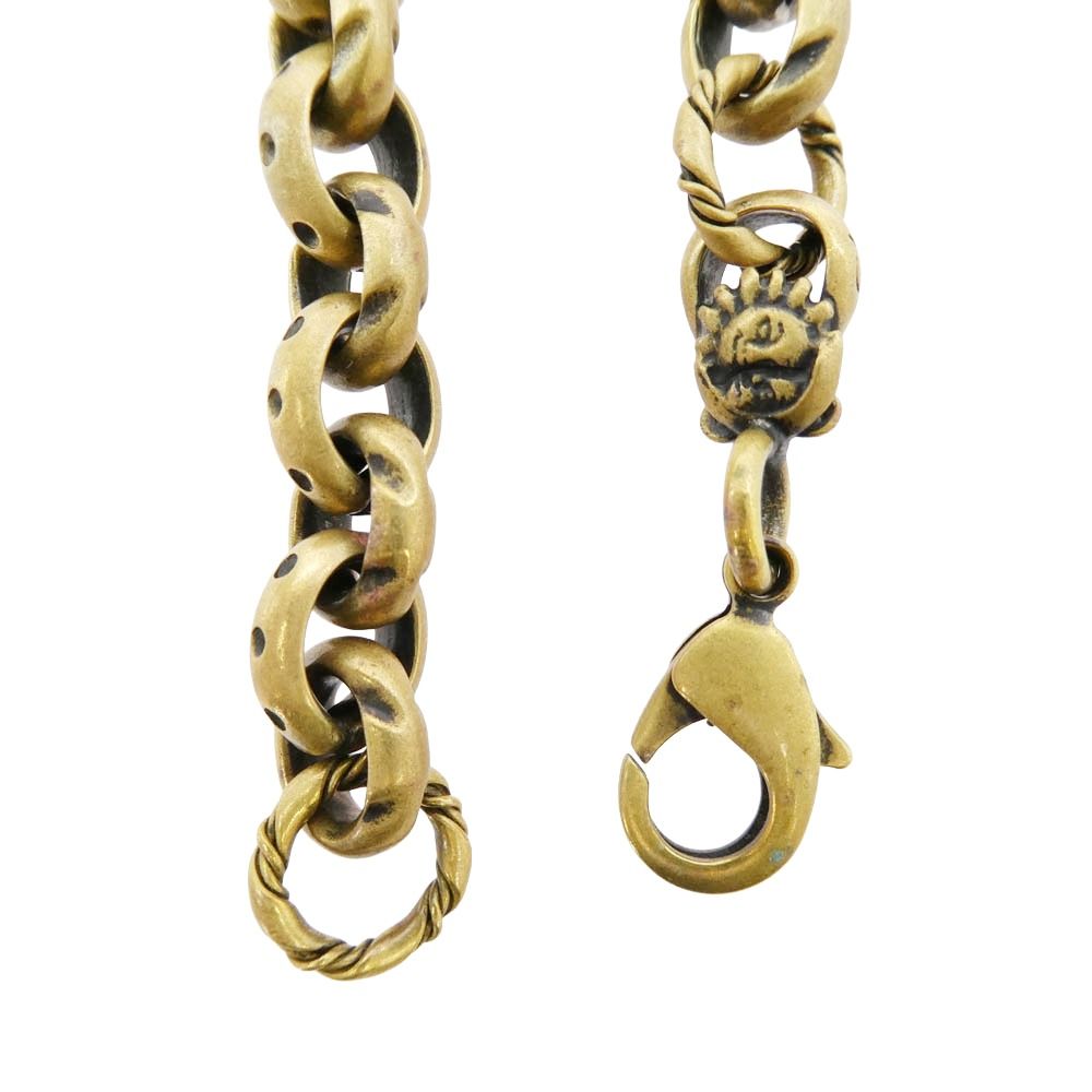 GALCIA ガルシア ブラス シルバーコンビ プレート IDブレスレット