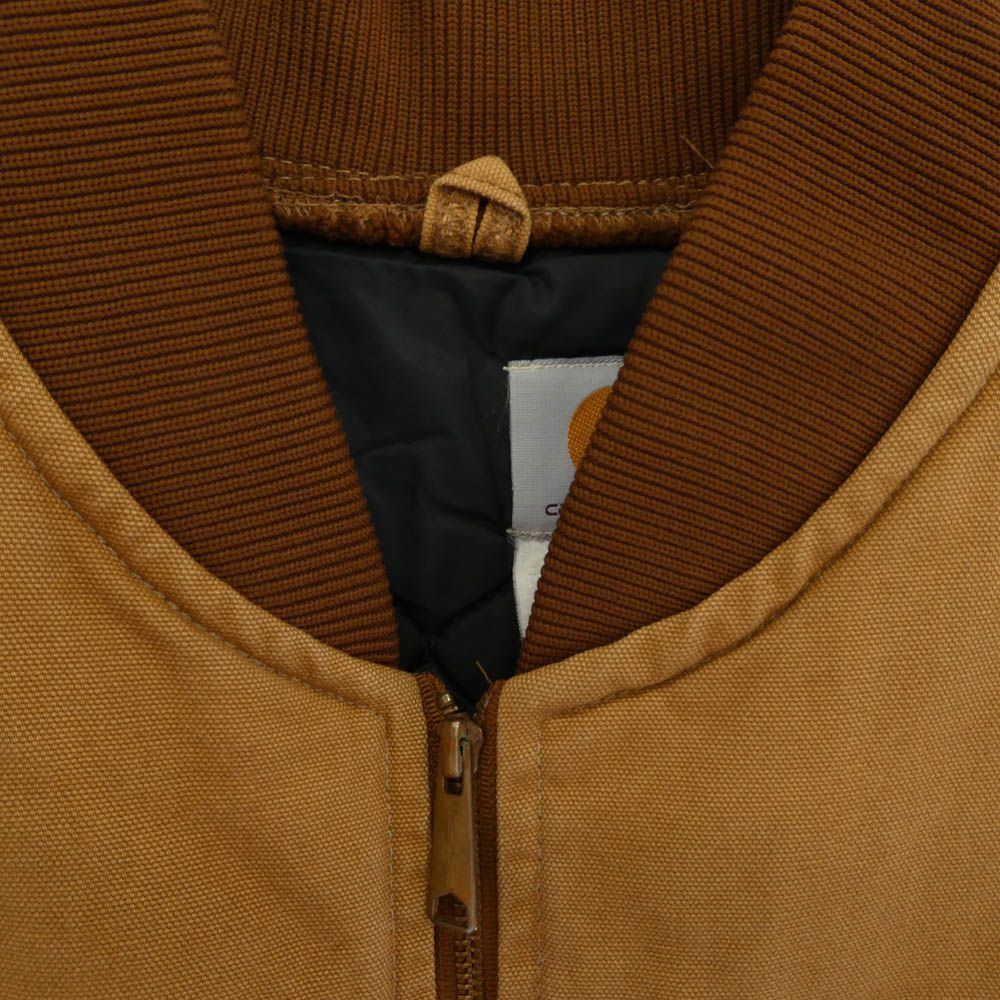 Carhartt カーハート USA製 ダック キルティング ベスト ベージュ系【】
