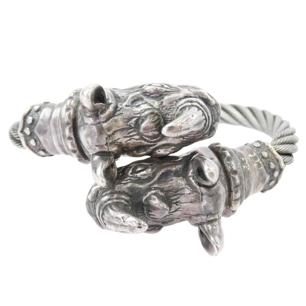 BILL WALL LEATHER ビルウォールレザー WIRE BANGLE w/RHINO 30周年