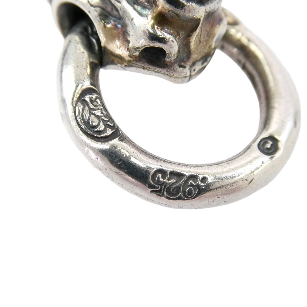  BILL WALL LEATHER ビルウォールレザー Rhino Classic w g overlay ライノ クラシック 18 Kピアス付き Kゴールドサダー カスタム ペンダント トップ シルバー系 その他 アクセサリー