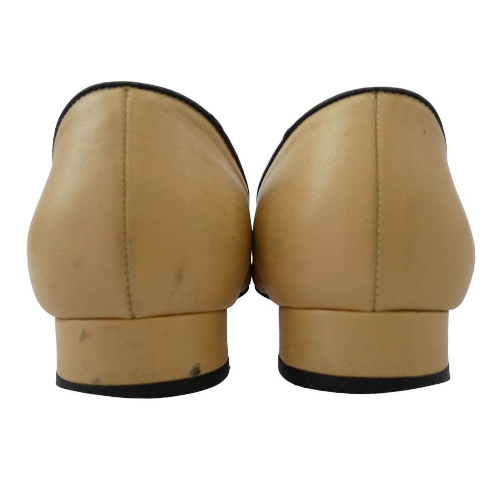 美品 シャネル ココマーク 羊革 バレエシューズ バイカラー 35C 美品 シャネル ココマーク 羊革 バレエシューズ バイカラー 35C CHANEL