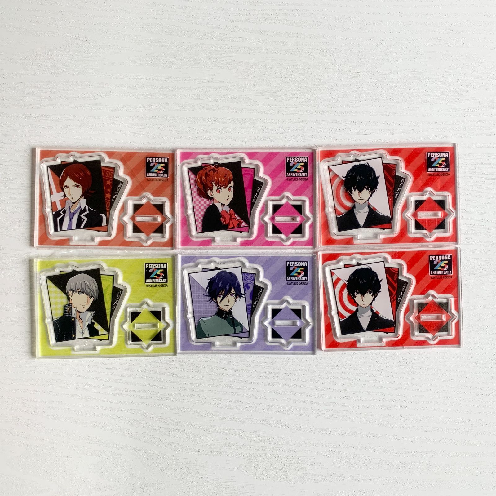 ペルソナ 25th lette-graph アクリルスタンド 7種 未開封BOX 16064-4291-