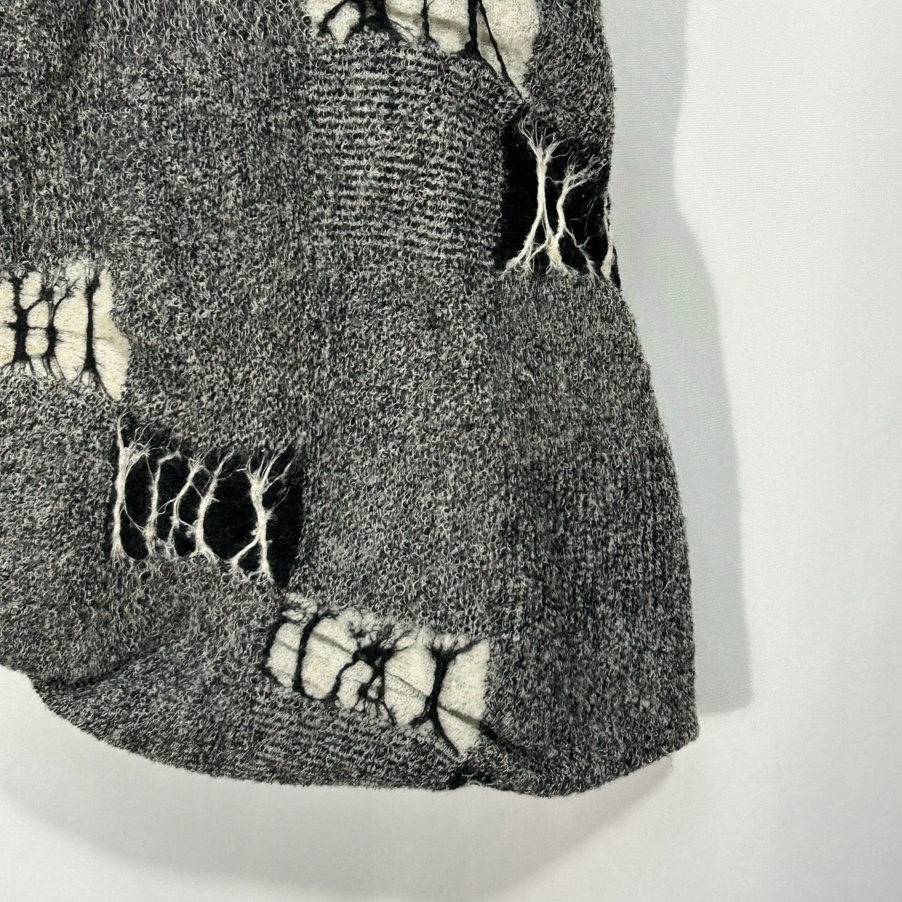 SENSO UNICO【38】グレー系 ニット セーター ノースリーブ トップス