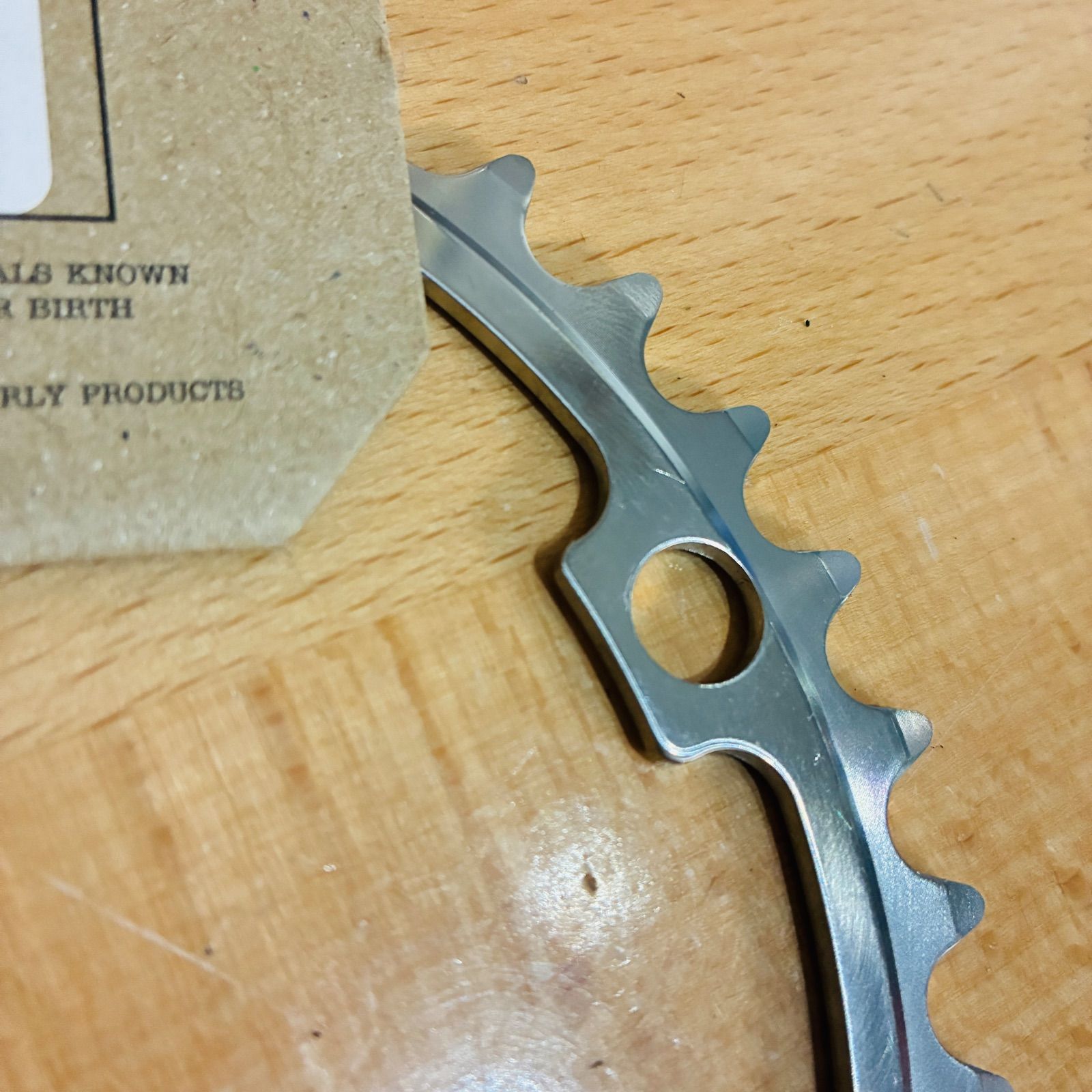 未使用】SURLY Stainless Steel Chainring 5-Arm チェーンリング 38T