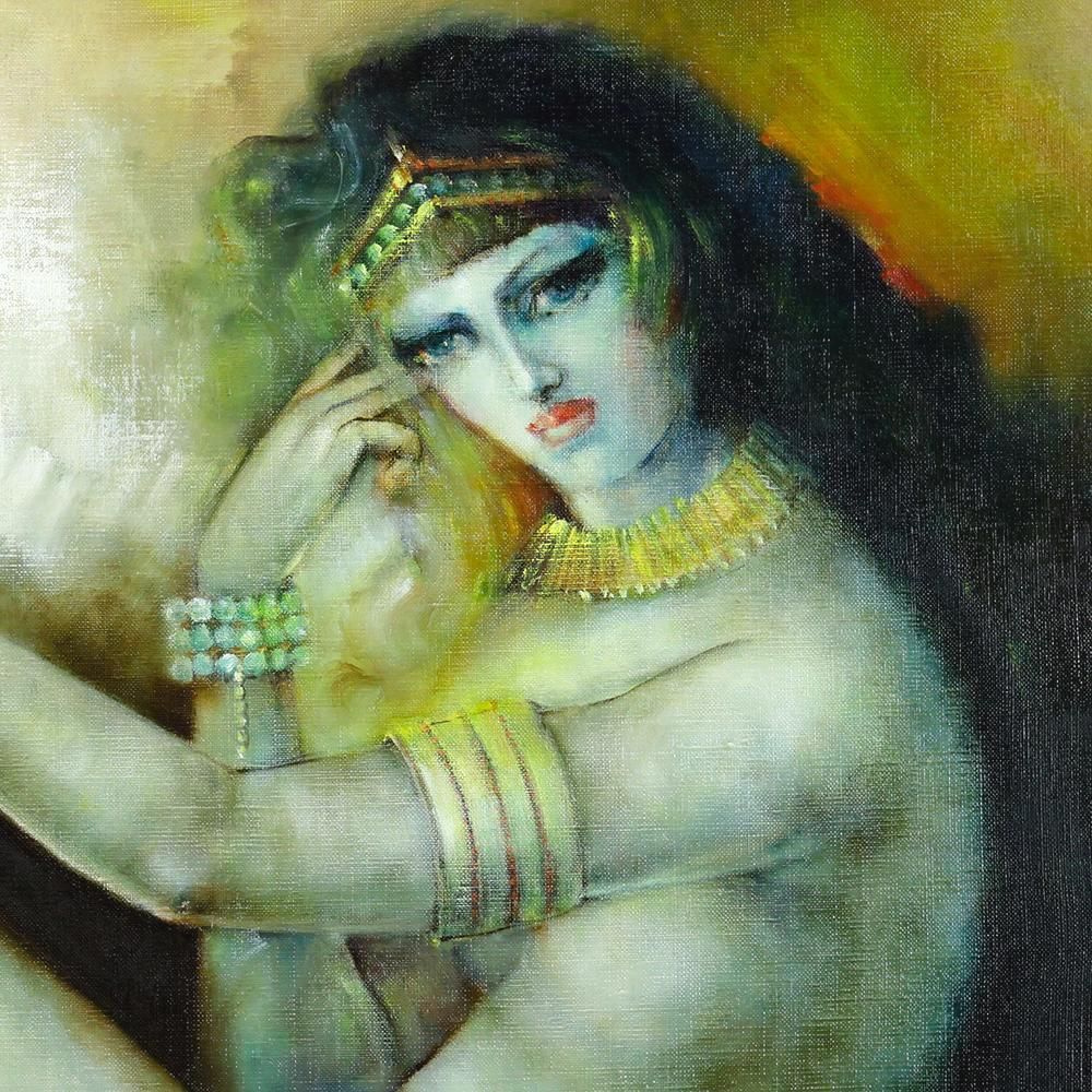 no211 洋画家 堺幹夫の油彩画 埠頭の女 no211 洋画家 堺幹夫の油彩画