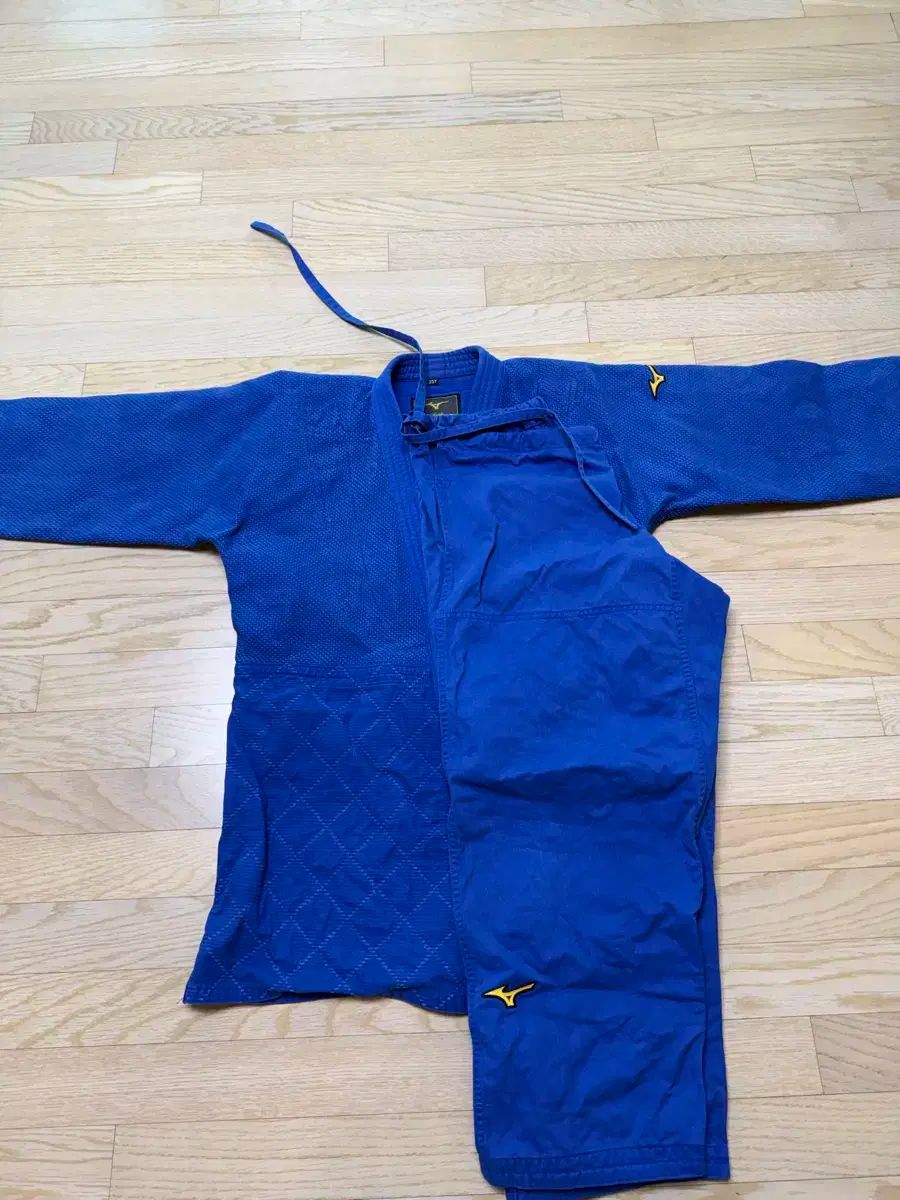 ミズノ 8 a 3 5 y デニム色 柔道着