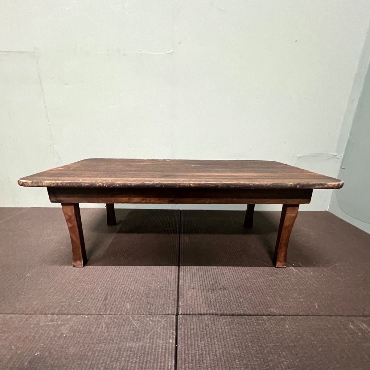 ☆ 昭和 レトロ 長方形 ちゃぶ台 折りたたみ 木製 当時物 古民家 古民