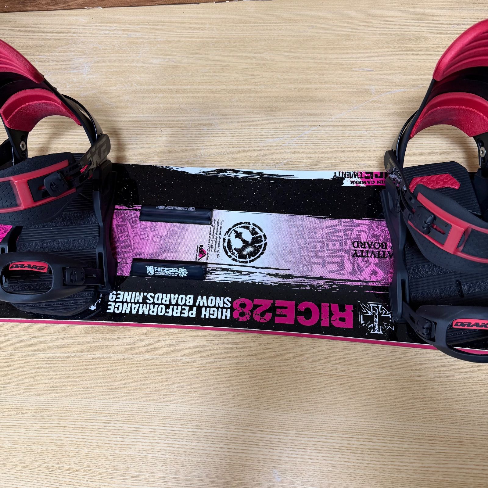 RICE28 ライス28 オガサカ製 DRAKE ドレイク レディーススノーボード