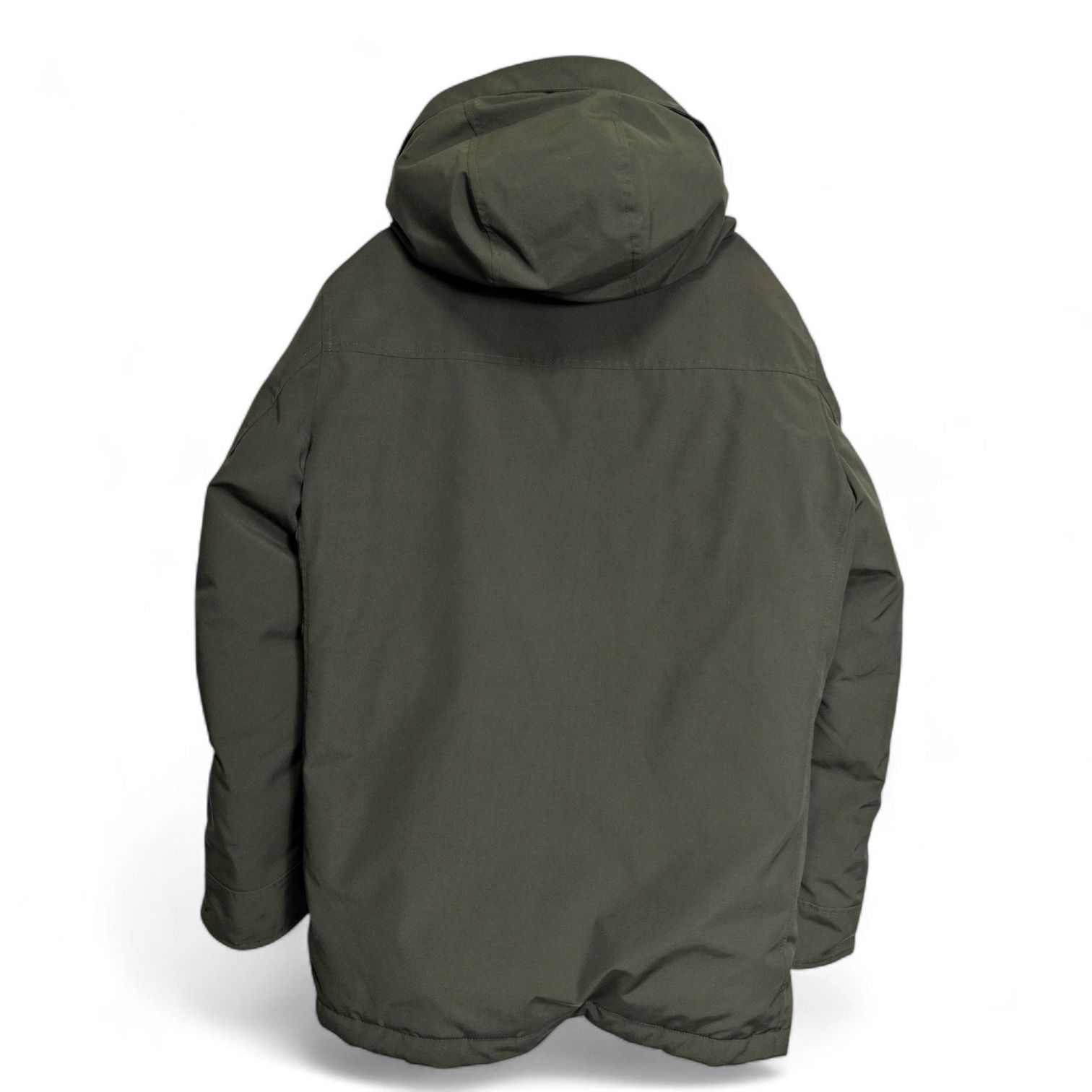 ユニクロ ノンキルトダウンジャケット メンズL ダークグリーン UNIQLO 