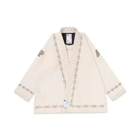 albino-preto Barrier 柔術 Jiu-Jitsu 柔道着 Unbleached