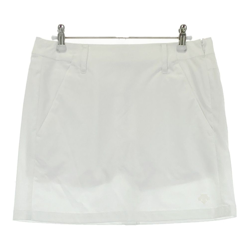 美品】パーリーゲイツ スカート パープル×ネイビー×白 総柄 レディース