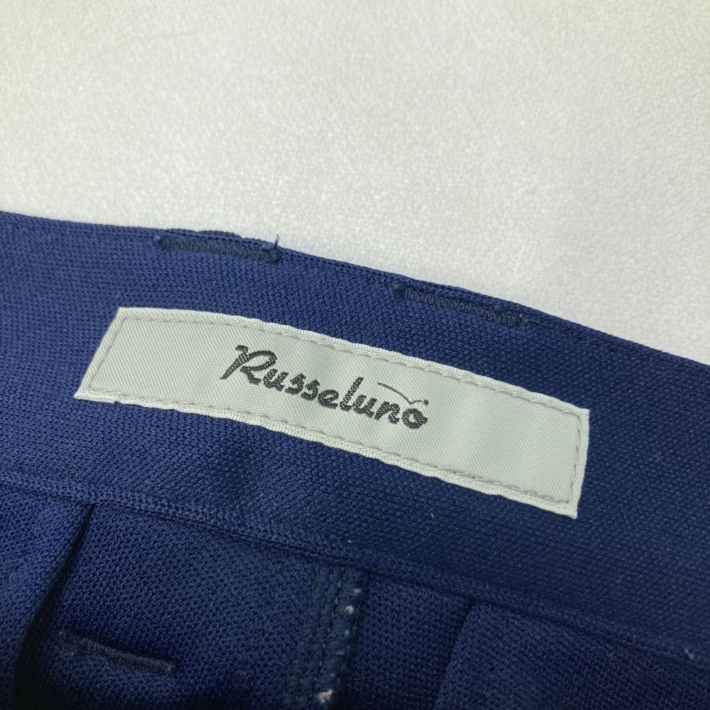 サイズ：4 RUSSELUNO ラッセルノ ロングパンツ ネイビー系