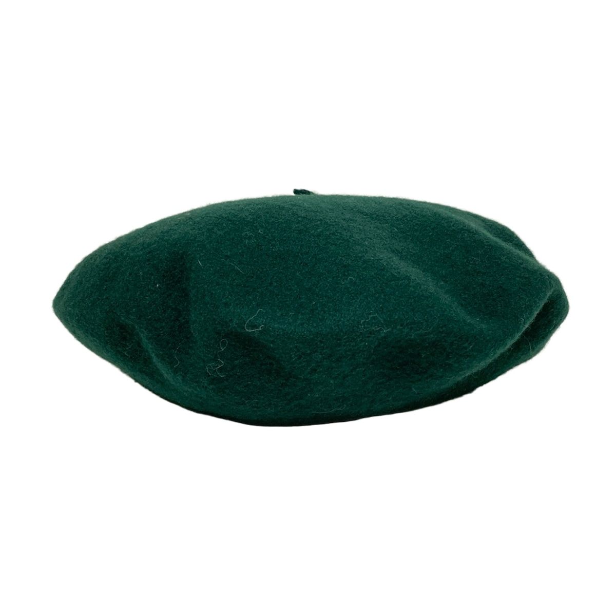 Borsalino ボルサリーノ 帽子 UNIC SIZE ダークグリーン ベレー帽 ウール
