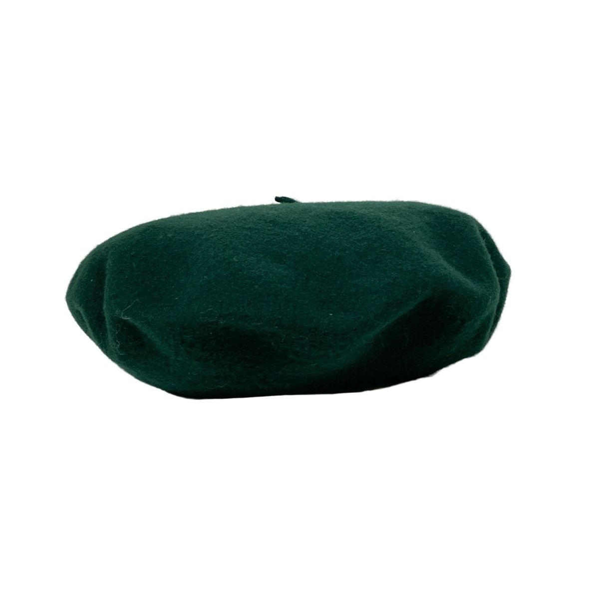 Borsalino ボルサリーノ 帽子 UNIC SIZE ダークグリーン ベレー帽 ウール