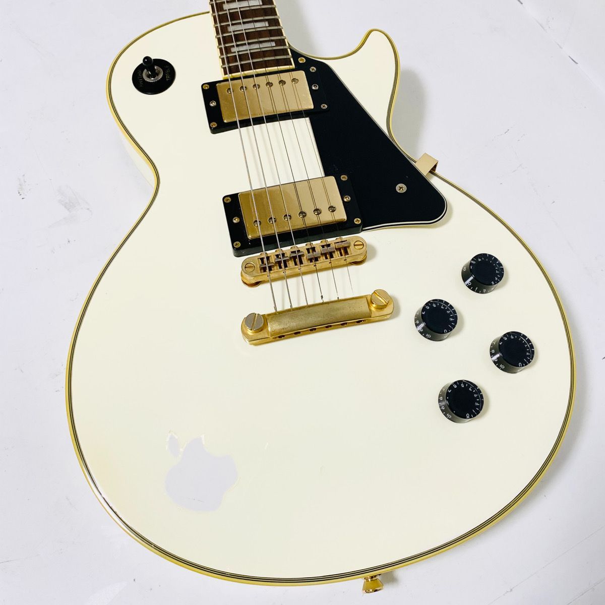 Blitz by Aria Pro II BLP-CST レスポールカスタム エレキギター 白 金