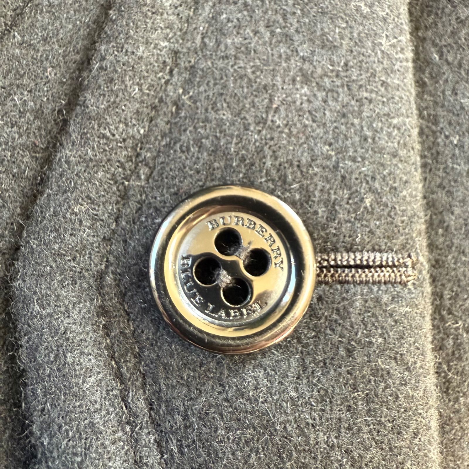 極美品✨バーバリー ブルーレーベル アンゴラ ウール ロング コート