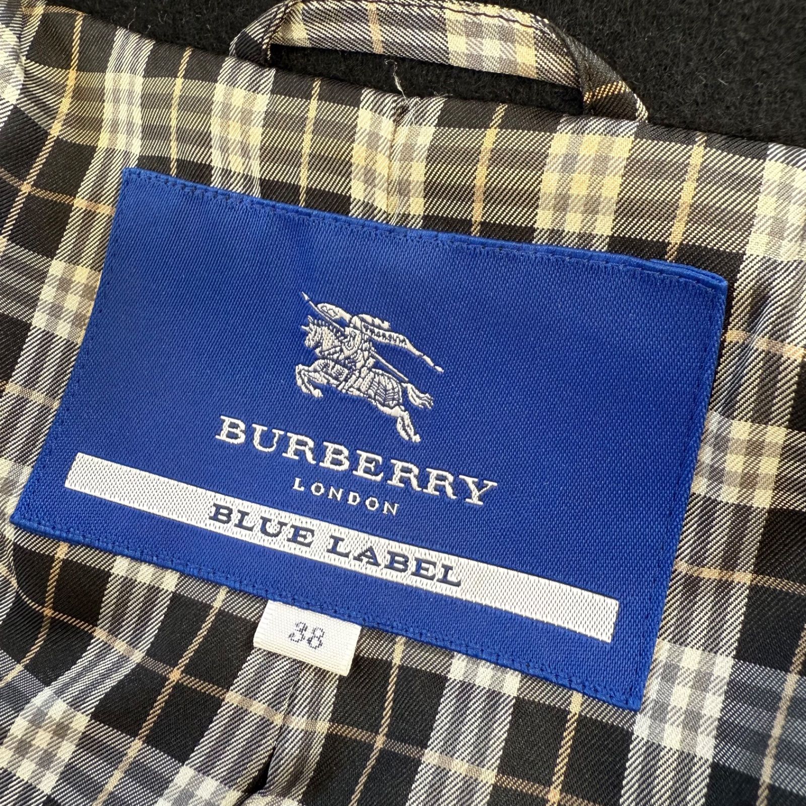 極美品✨バーバリー ブルーレーベル アンゴラ ウール ロング コート