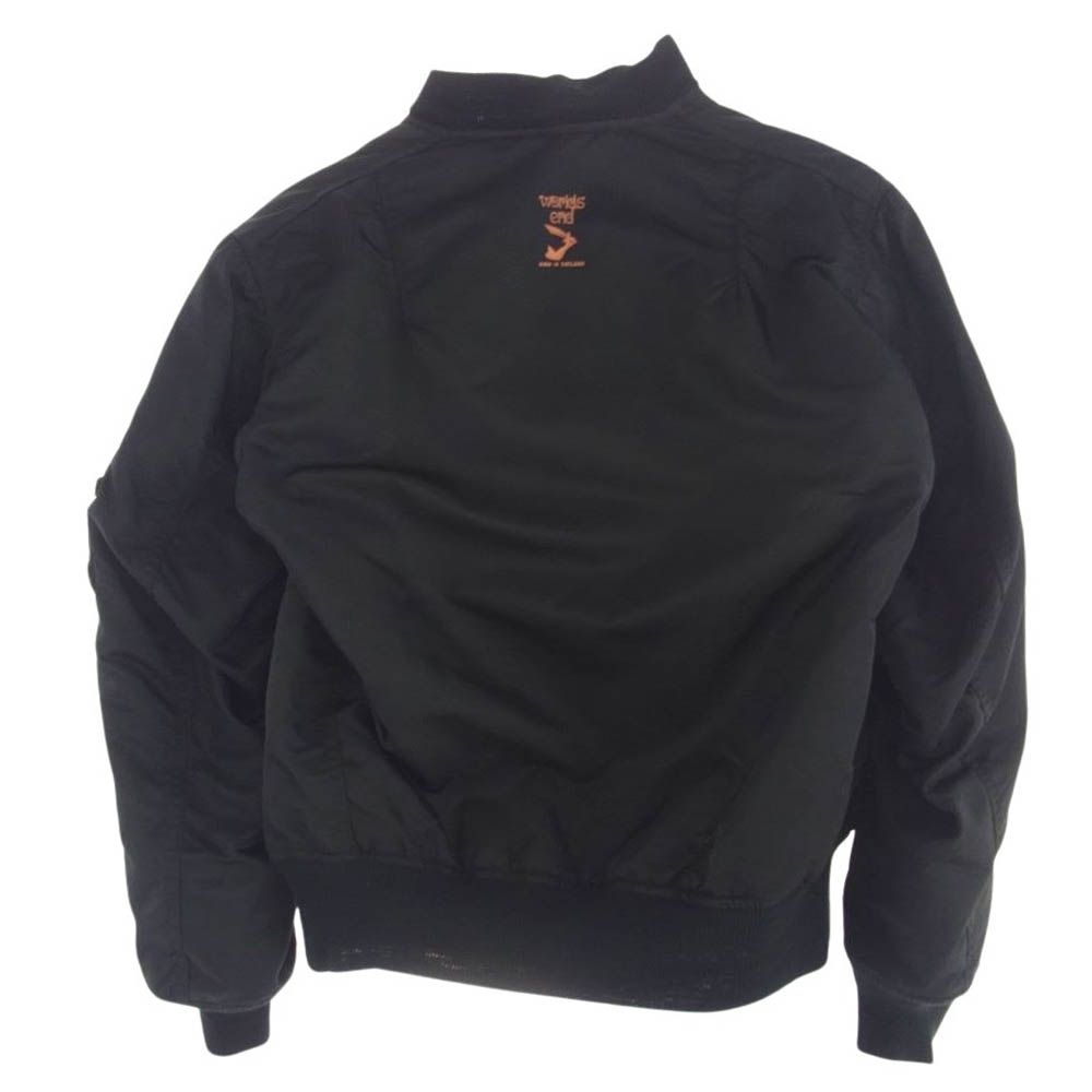 ワールズエンド Worlds end × ALPHA アルファ 90s MA-1 Bomber Jacket